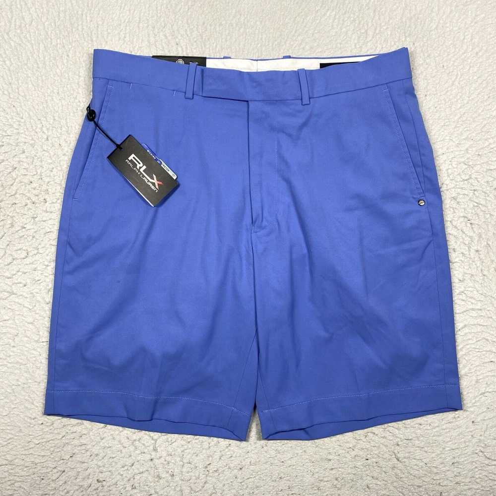 Vintage RLX Ralph Lauren Shorts Mens 33 Blue Chin… - image 1