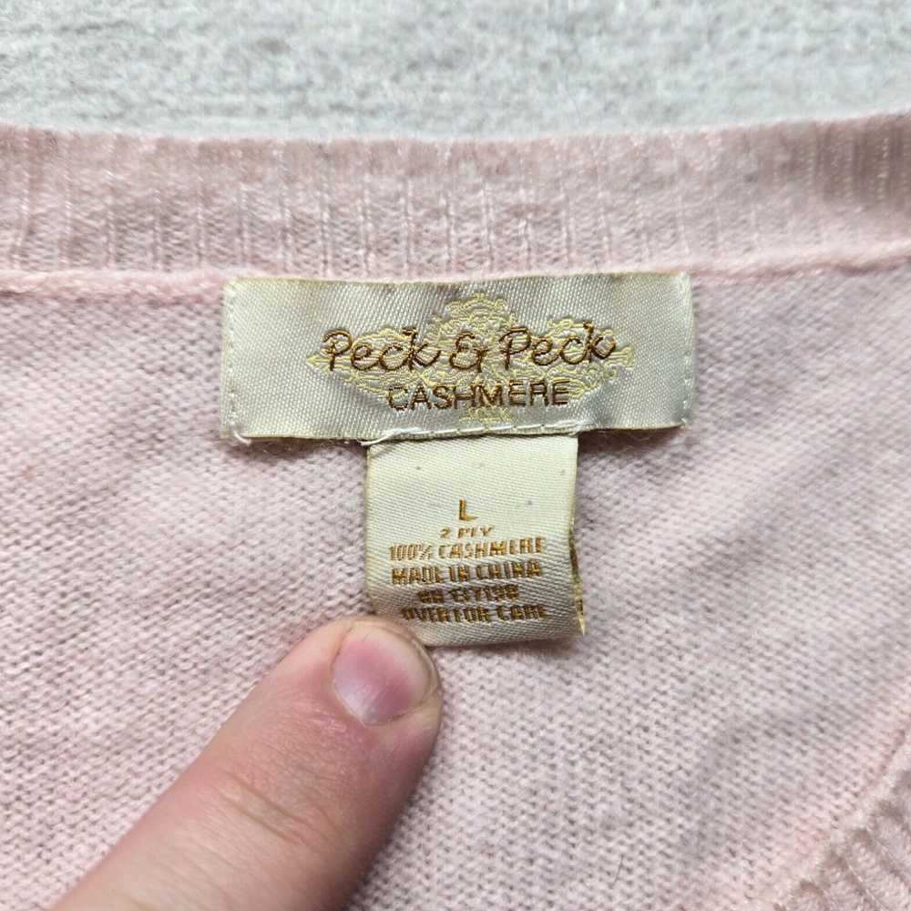 Vintage Peek & Peck Luxury Sweater 100% Cashmere … - image 2