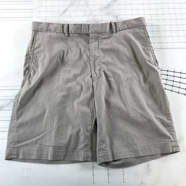 Vintage RLX Ralph Lauren Shorts Mens 36 Grey Pins… - image 1