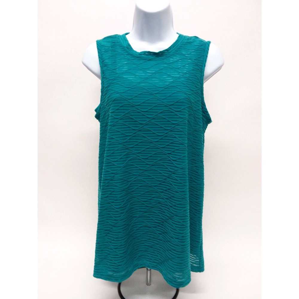 Vintage Women's Small AB Studio Sleeveless Blouse… - image 1