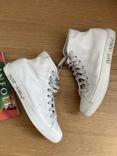 Saint Laurent*マリブ ミッドトップ スニーカー Saint Laurent Malibu mid top Sneakers | eBay