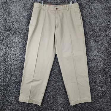 Izod IZOD Mens Beige Straight Leg Chino Pants Siz… - image 1