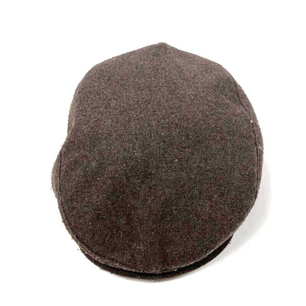 Vintage VTG Yupoong Brown Flat Cap Driving Hat Wo… - image 3