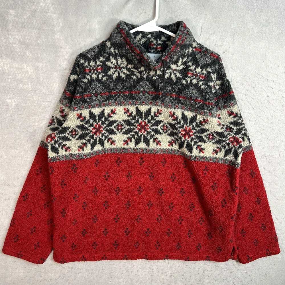 Vintage Vintage Real Comfort Holiday Winter Fleec… - image 1