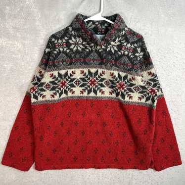 Vintage Vintage Real Comfort Holiday Winter Fleec… - image 1