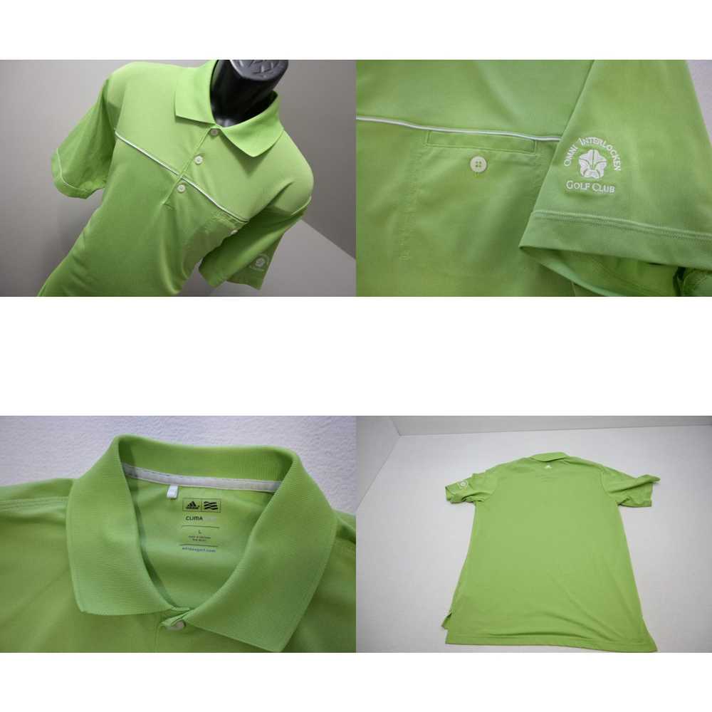 Adidas Adidas Golf Polo ClimaLite Green Short Sle… - image 4