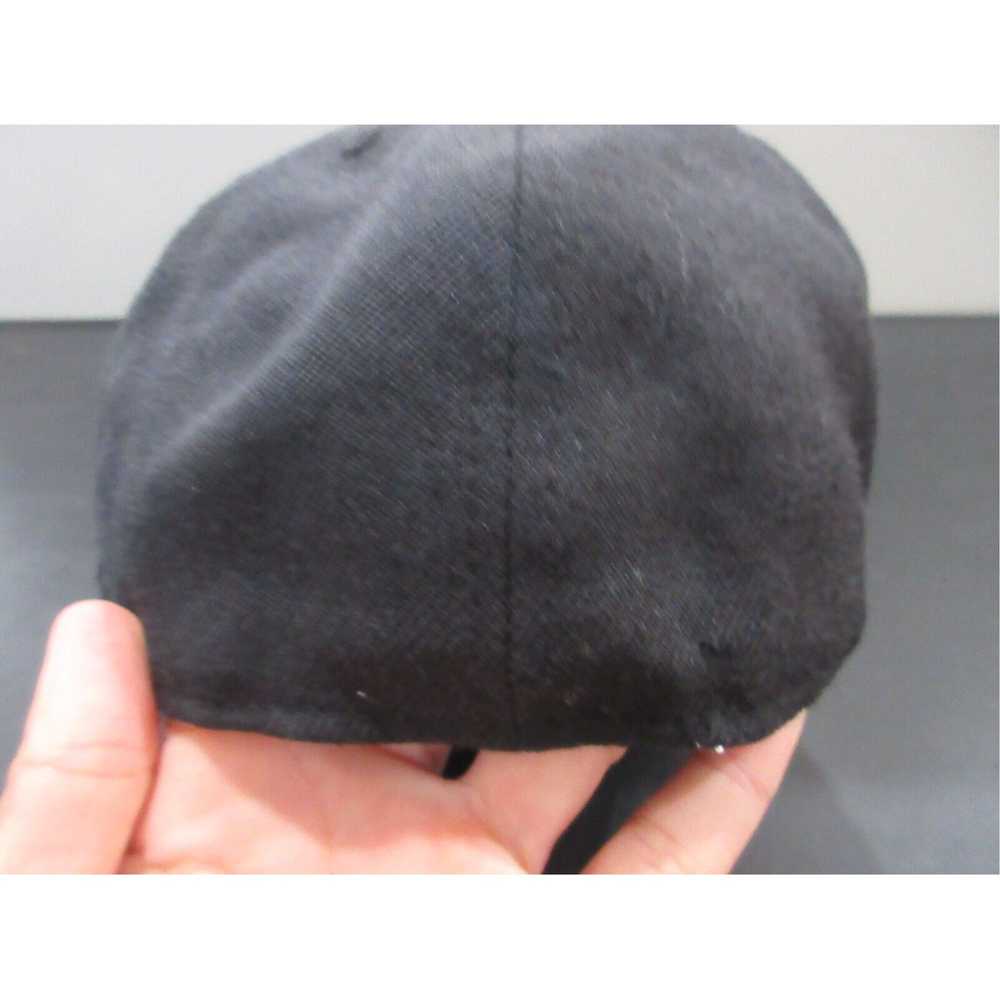 Vintage DC Shoes Hat Cap Fitted Mens 7 3/8 Black … - image 6