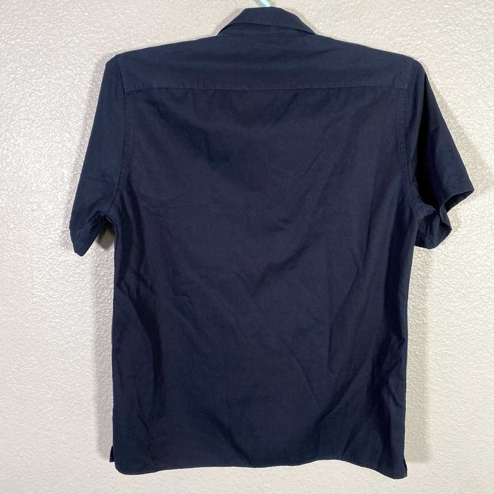 Vintage No Nationality NNO7 Shirt Mens XL Navy Bl… - image 3