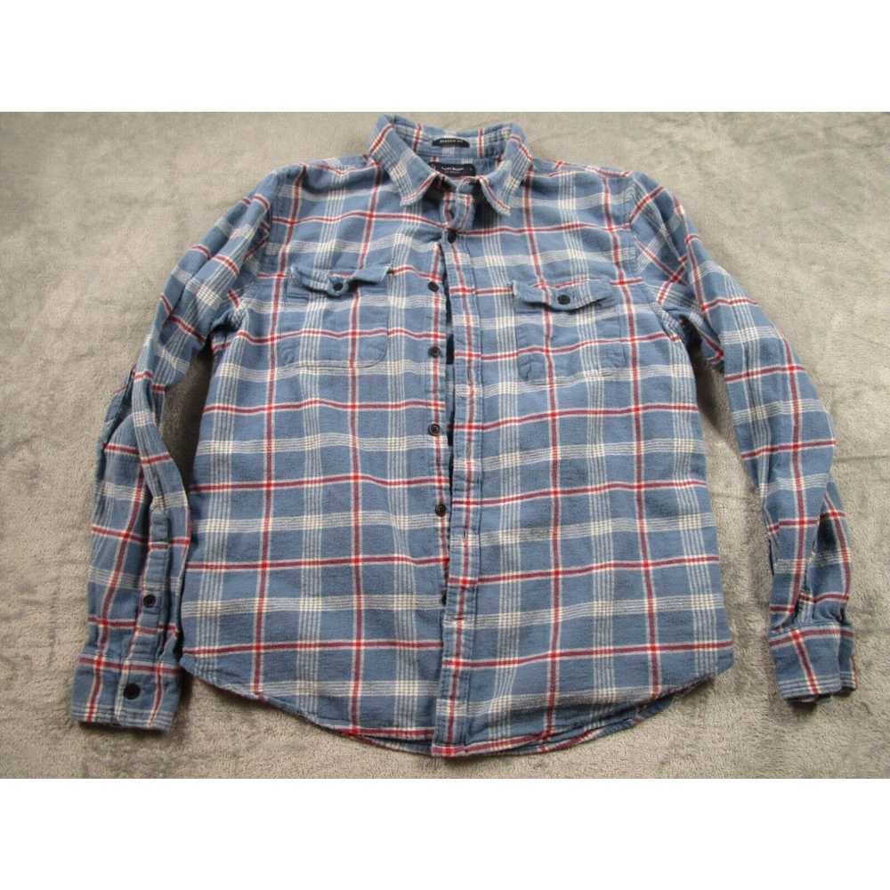 Lucky Brand Lucky Brand Shirt Mens Large Blue Pla… - image 1