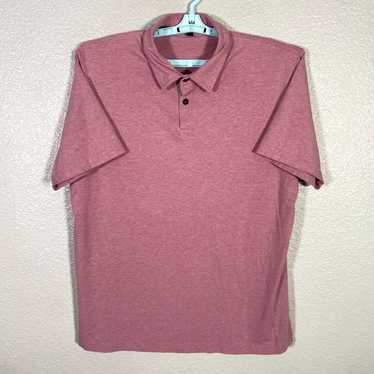 Vintage Public Rec Polo Shirt Mens XL Red Performa