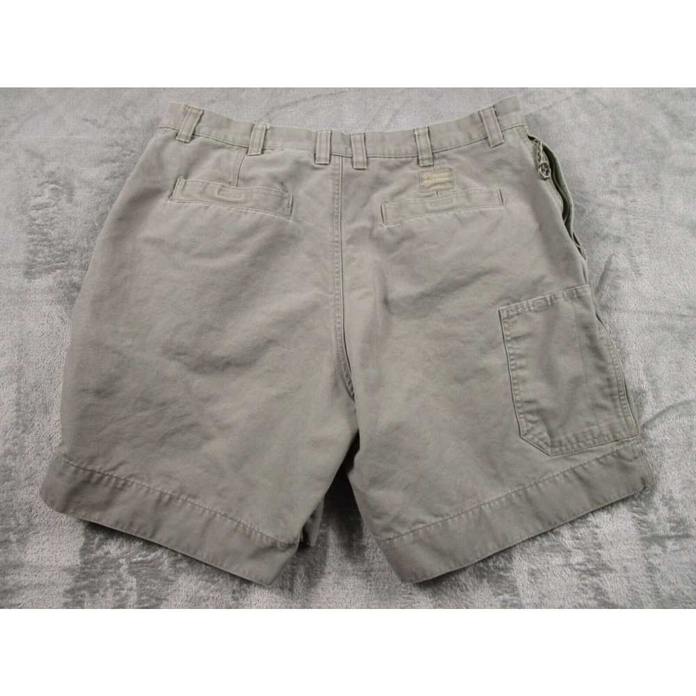 Vintage Columbia Shorts Mens 36 Green Pockets Cot… - image 4