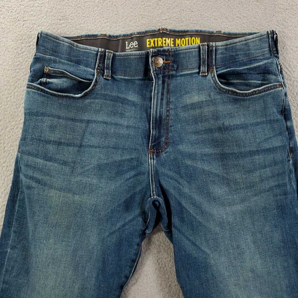 Lee Lee Jeans Mens 40x30 Extreme Motion Straight … - image 2