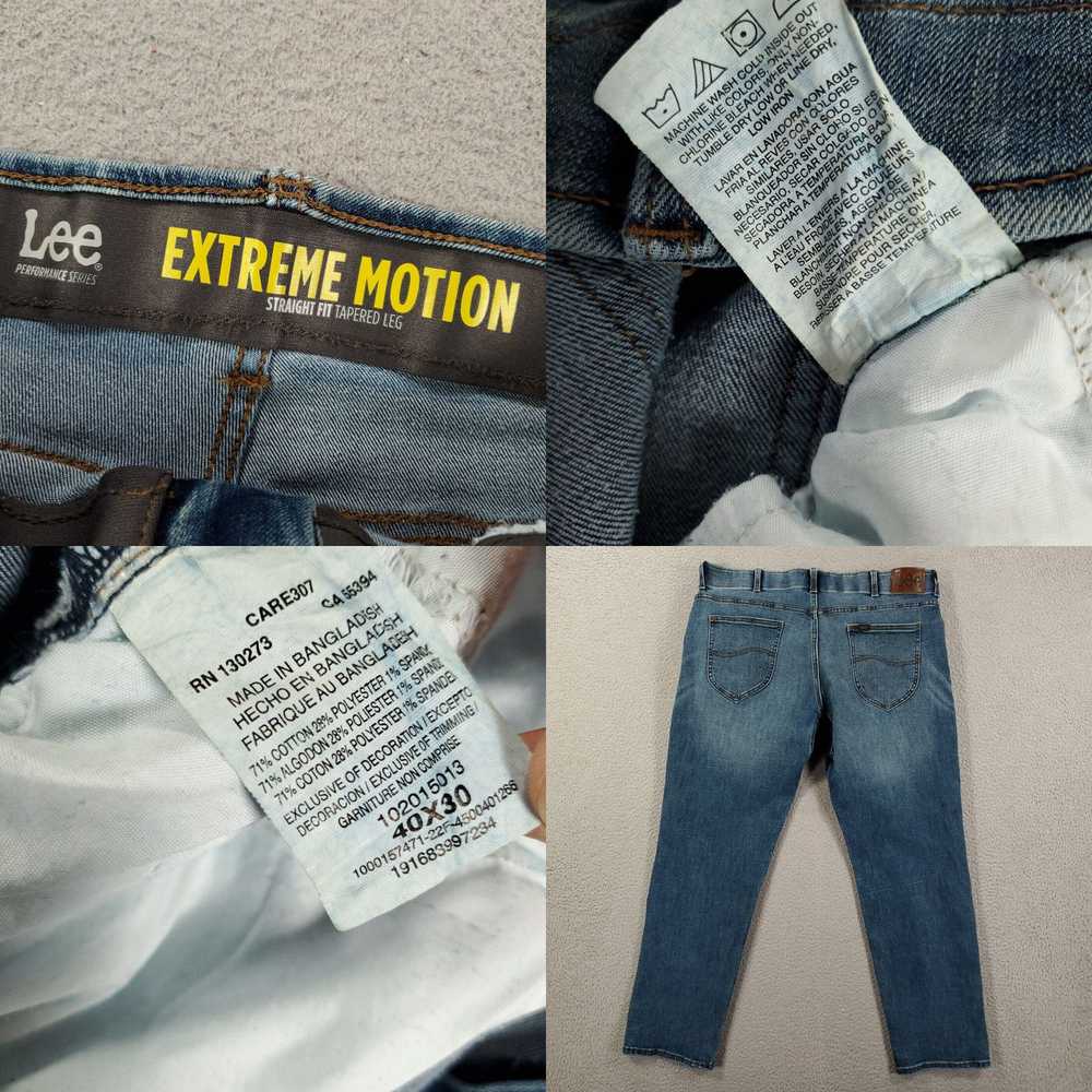 Lee Lee Jeans Mens 40x30 Extreme Motion Straight … - image 8