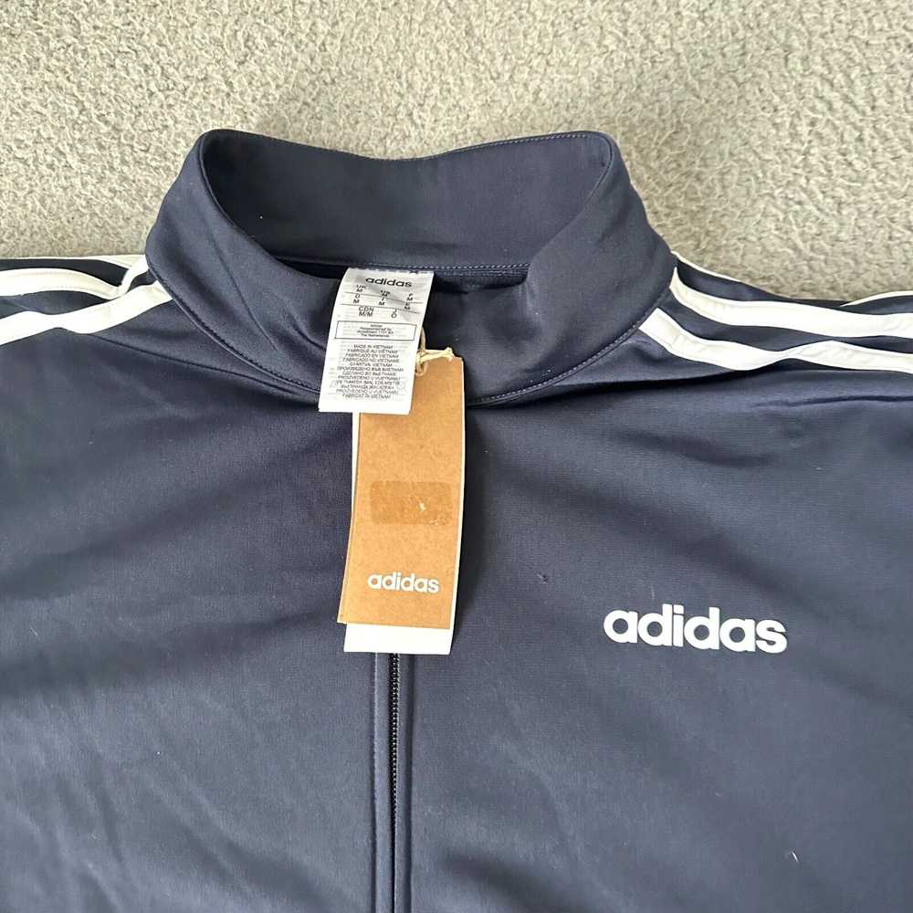 Adidas Adidas Jacket Adult Medium Blue White Stri… - image 2