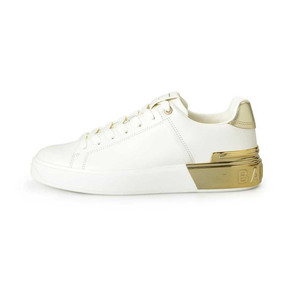 Balmain Leather trainers - image 3