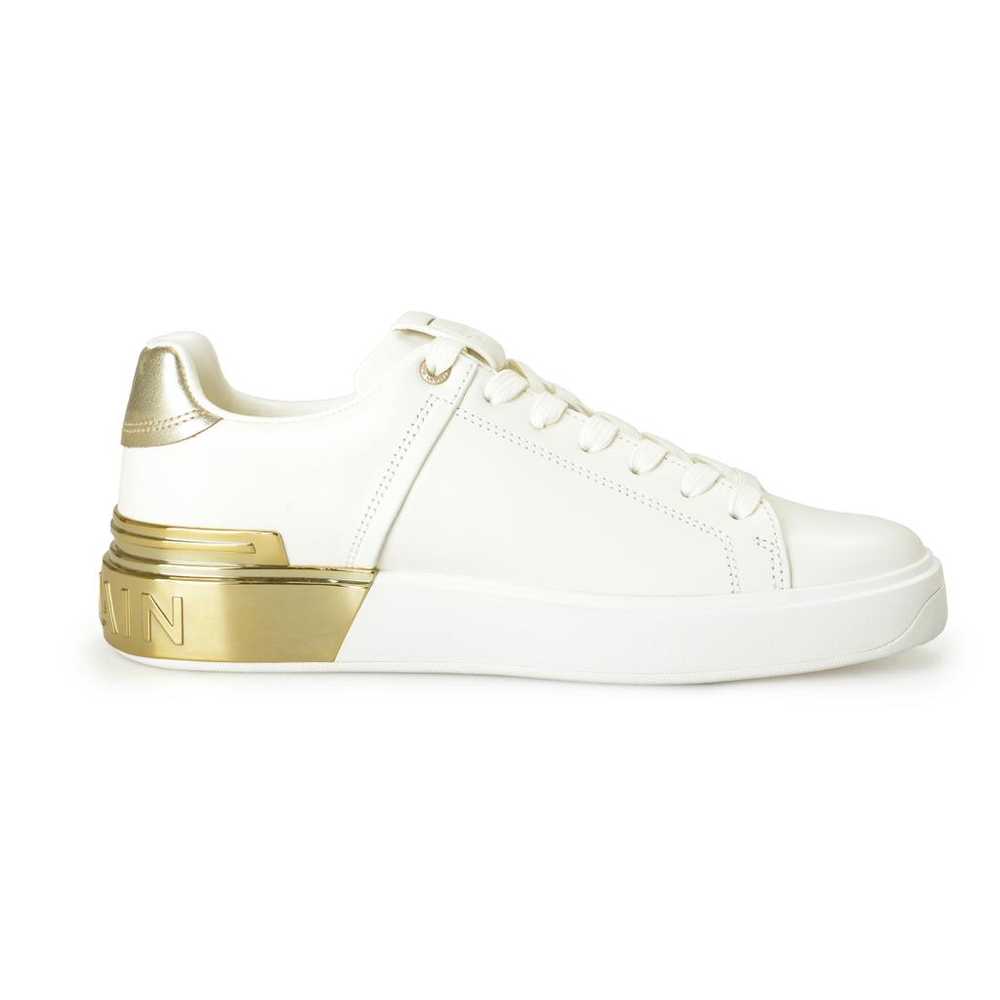 Balmain Leather trainers - image 4