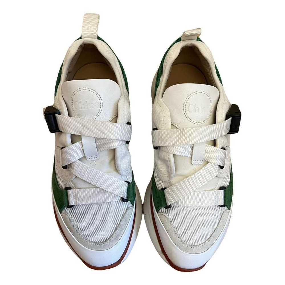 Chloé Sonnie leather trainers - image 1