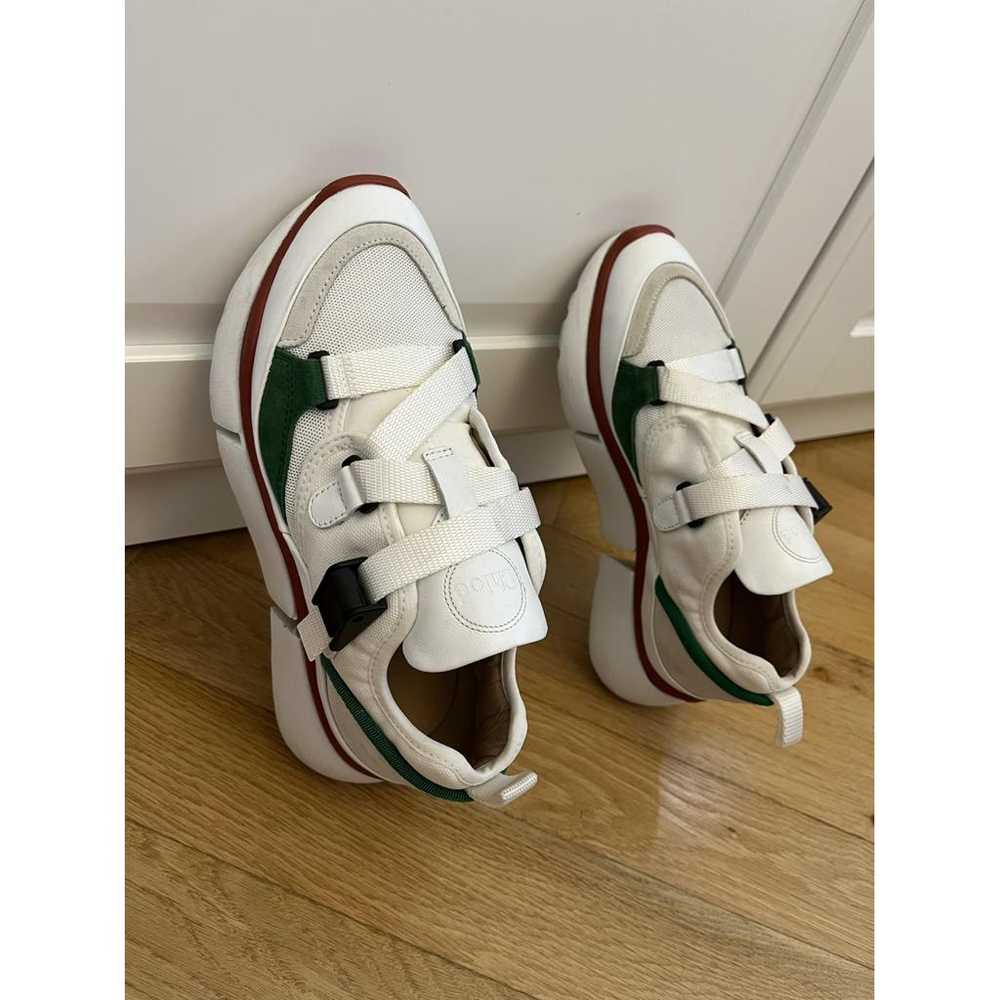 Chloé Sonnie leather trainers - image 2