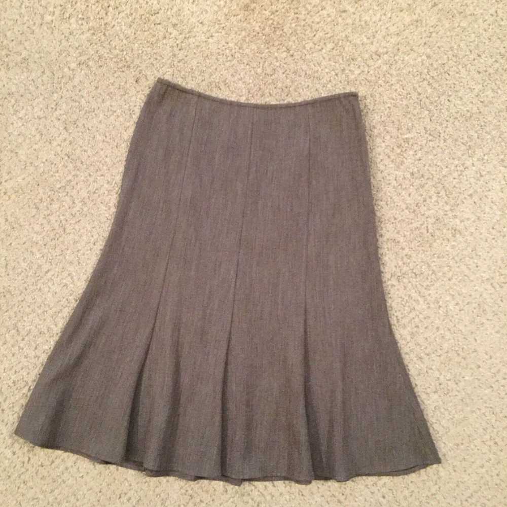 Vintage B. Moss Skirt Size 6 Midi Unlined Brown B… - image 2