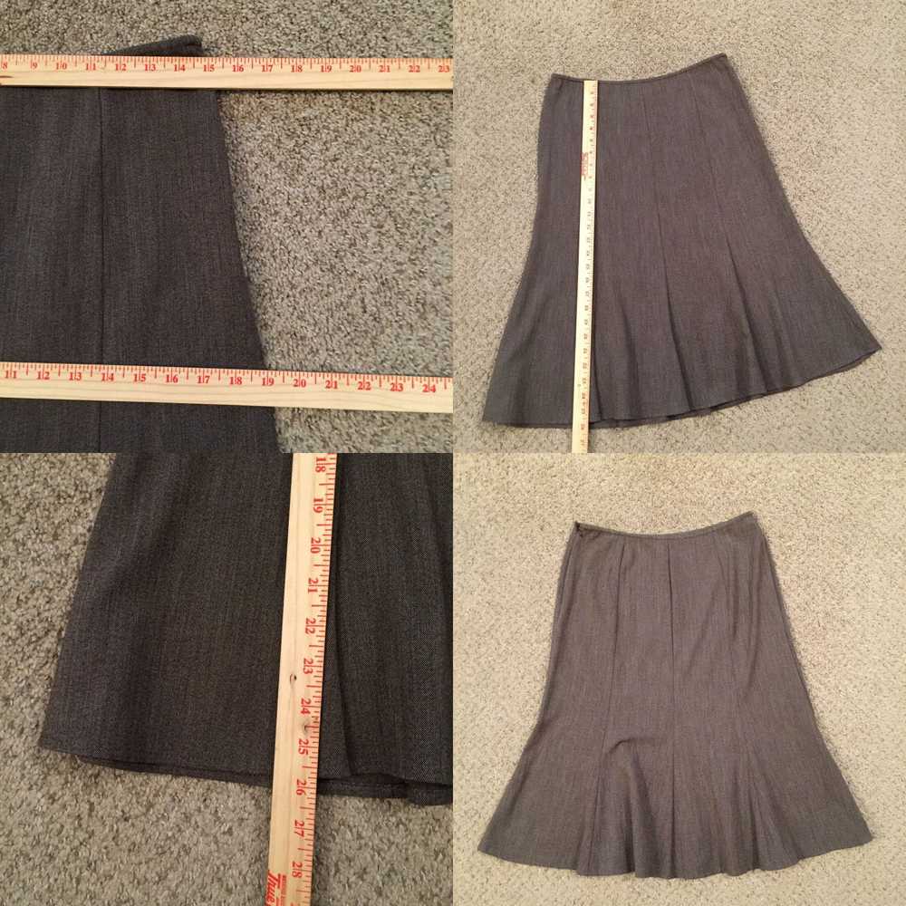 Vintage B. Moss Skirt Size 6 Midi Unlined Brown B… - image 4