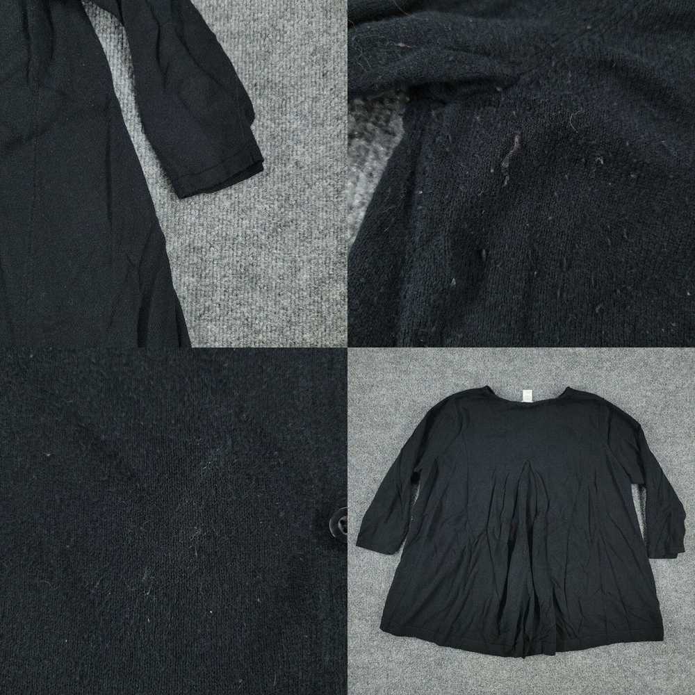 Vintage J Jill Cardigan Sweater Women Medium Blac… - image 4