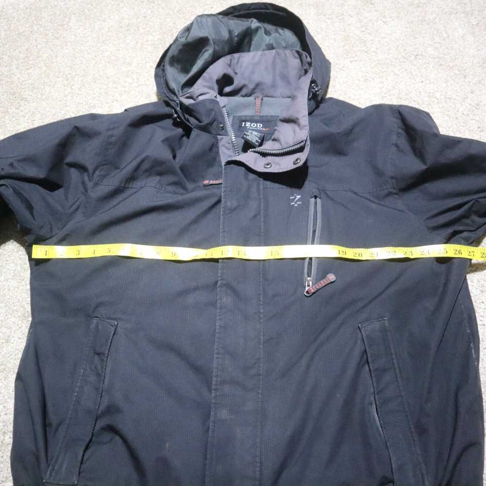 Izod IZOD Jacket Black PerformX Fleece Lined Full… - image 3