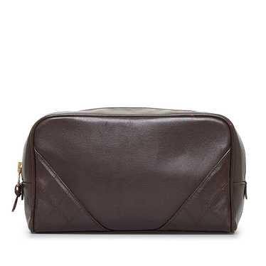 Brown Chanel Leather Pouch - image 1