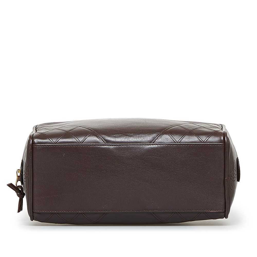 Brown Chanel Leather Pouch - image 4