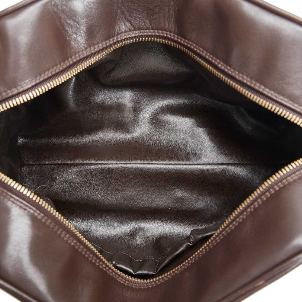 Brown Chanel Leather Pouch - image 5