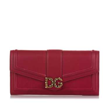 Red Dolce & Gabbana DG Love Continental Wallet - image 1