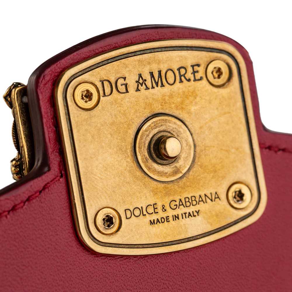 Red Dolce & Gabbana DG Love Continental Wallet - image 8