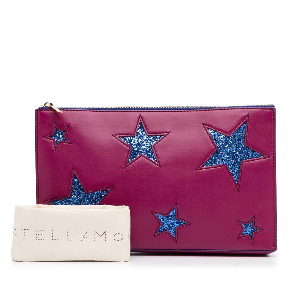 Pink Stella McCartney Stars Clutch - image 12