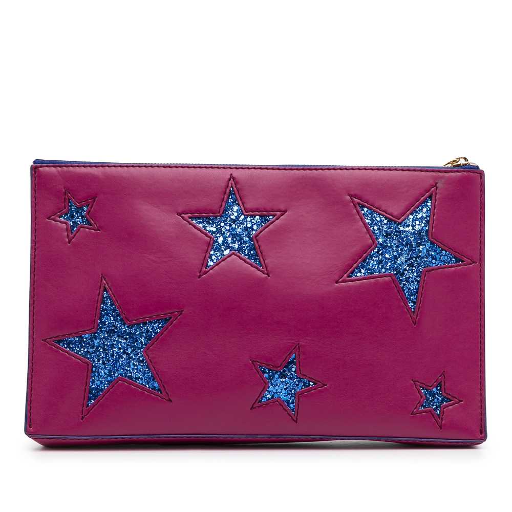 Pink Stella McCartney Stars Clutch - image 3