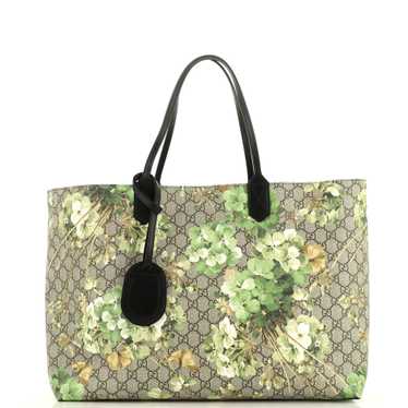 GUCCI Reversible Tote Blooms GG Print Leather Lar… - image 1