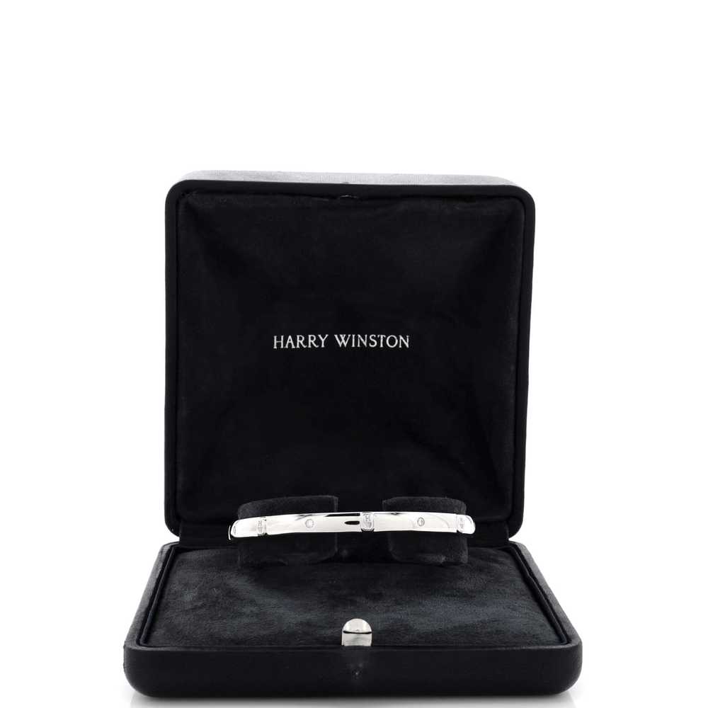 Harry Winston HW Logo Bangle Bracelet - image 2