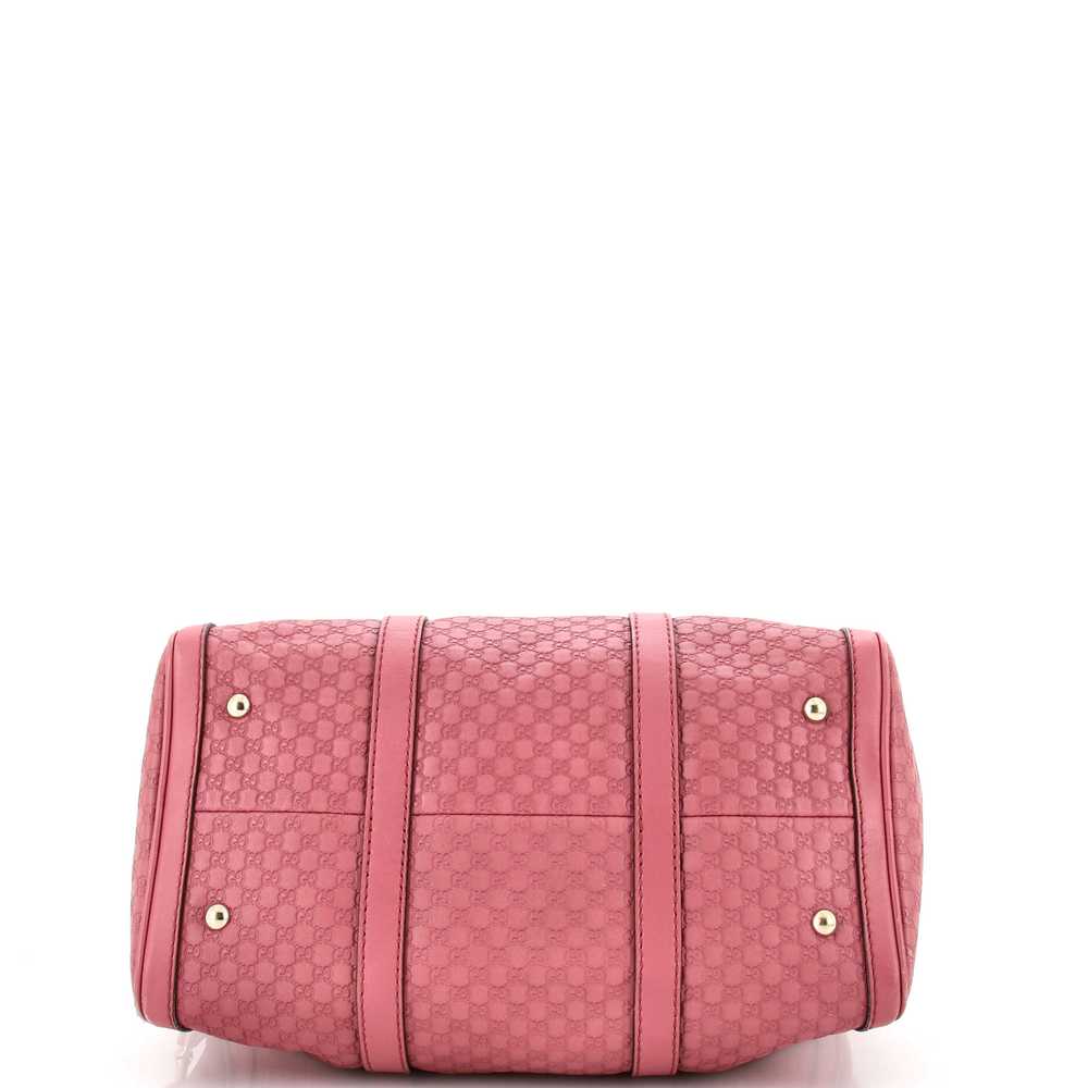 GUCCI Joy Boston Bag (Outlet) Microguccissima Lea… - image 4