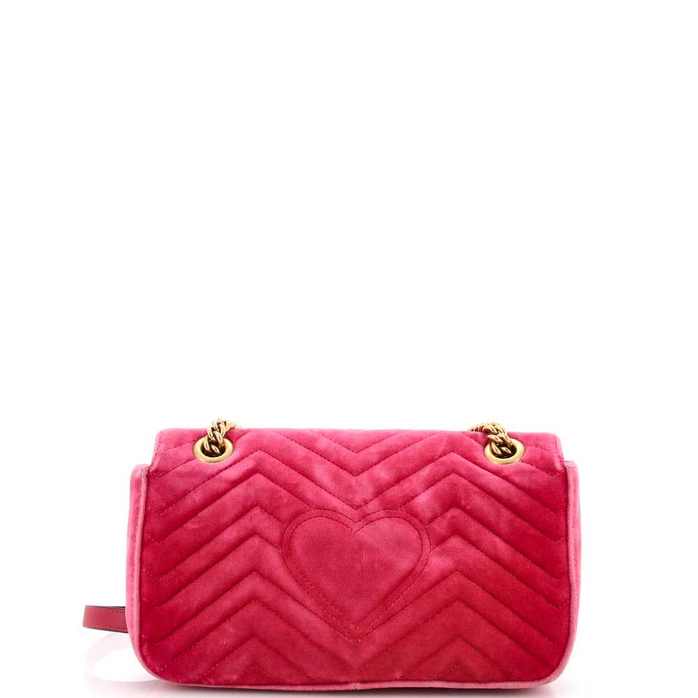 GUCCI GG Marmont Flap Bag Crystal Embellished Mat… - image 3