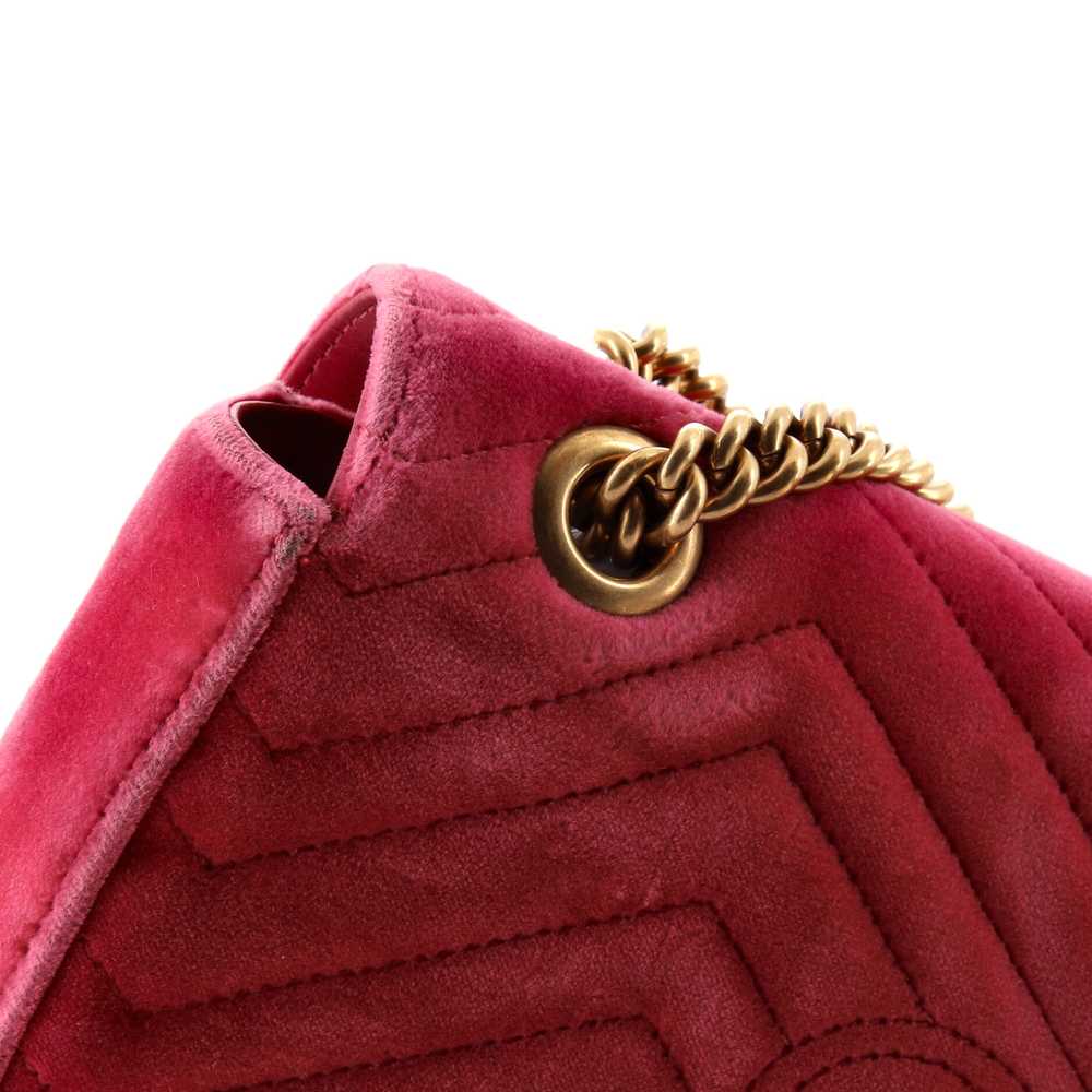 GUCCI GG Marmont Flap Bag Crystal Embellished Mat… - image 8