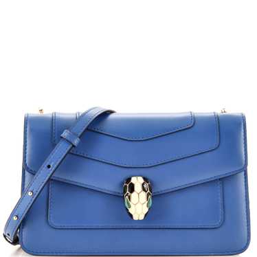 BVLGARI Serpenti Forever Shoulder Bag Leather Sma… - image 1