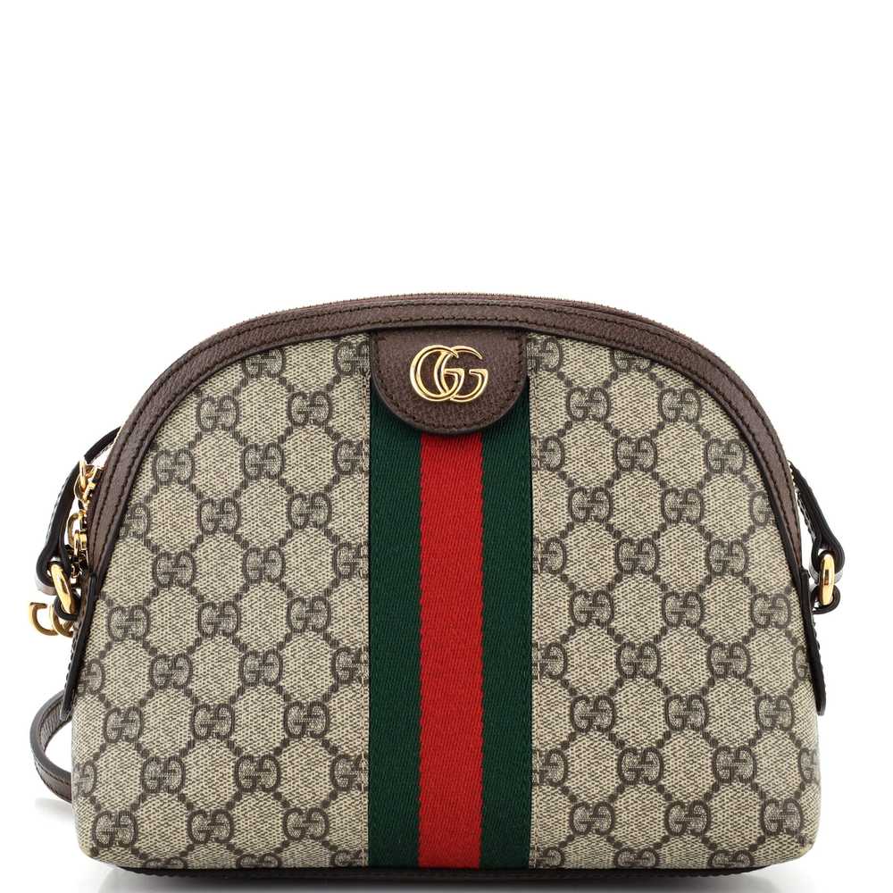 GUCCI Ophidia Dome Shoulder Bag GG Coated Canvas … - image 1