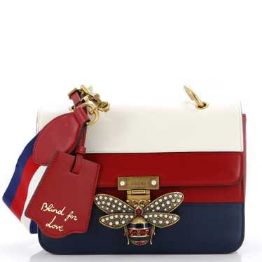 GUCCI Queen Margaret Flap Bag Colorblock Leather … - image 1