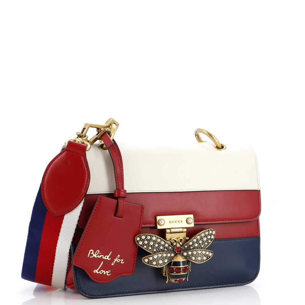 GUCCI Queen Margaret Flap Bag Colorblock Leather … - image 2