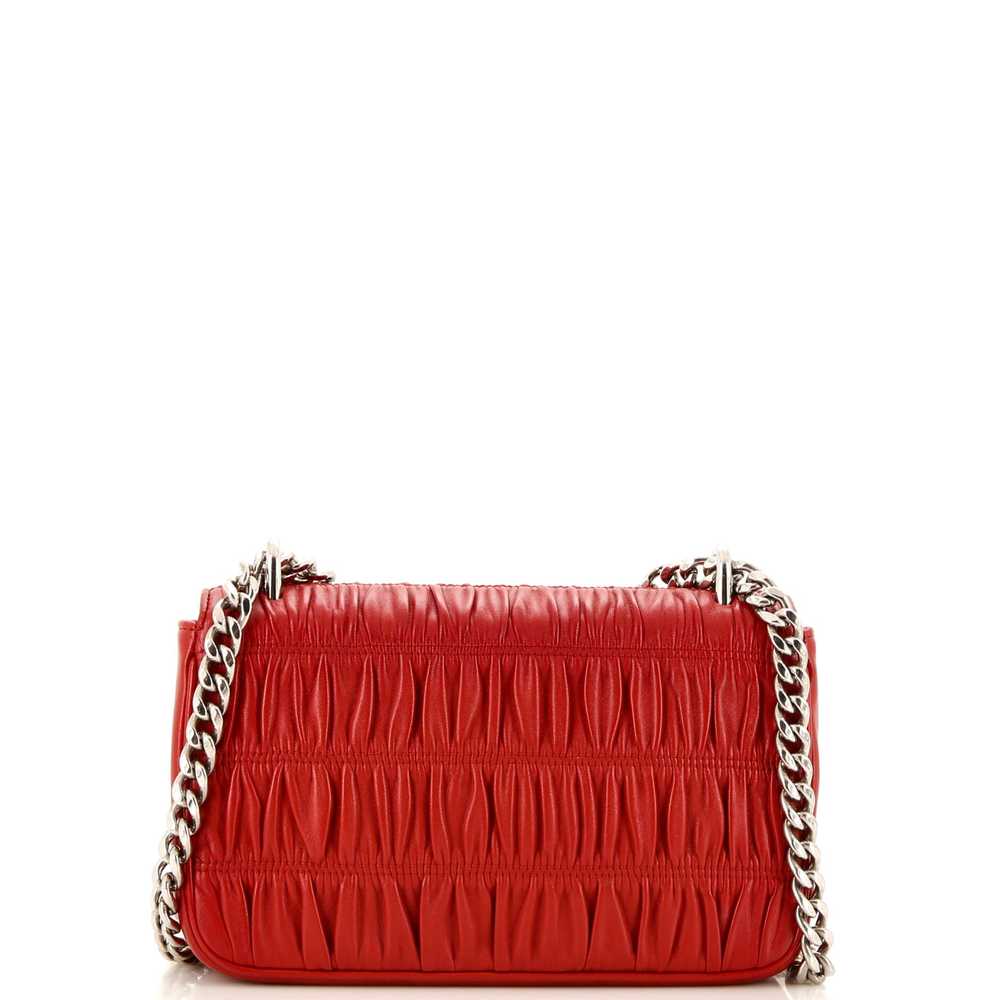 PRADA Chain Flap Shoulder Bag Nappa Gaufre Small - image 3