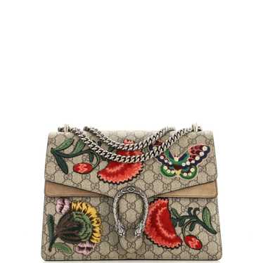 GUCCI Dionysus Bag Embroidered GG Coated Canvas M… - image 1