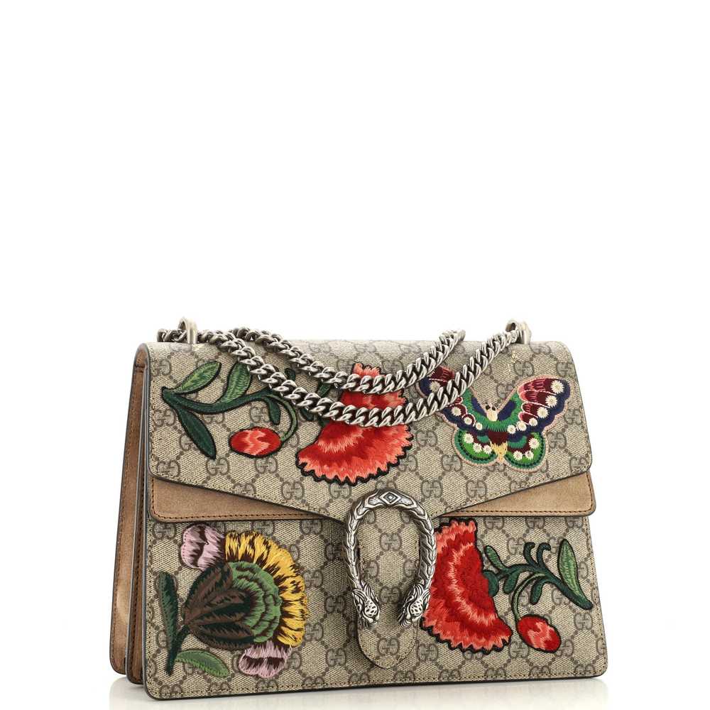 GUCCI Dionysus Bag Embroidered GG Coated Canvas M… - image 2