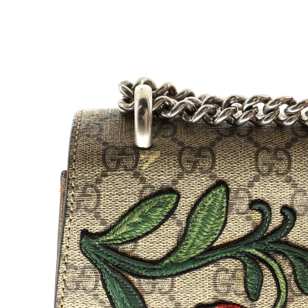 GUCCI Dionysus Bag Embroidered GG Coated Canvas M… - image 6