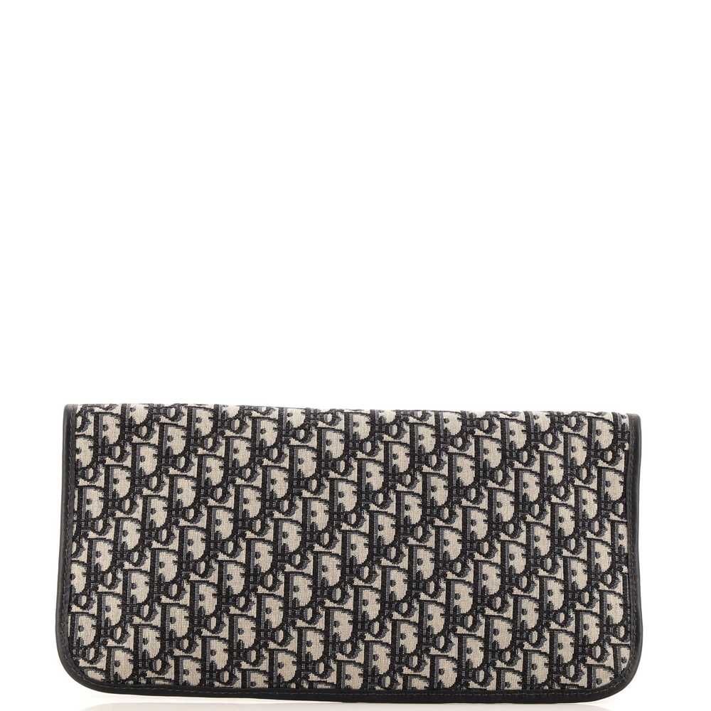 Christian Dior Fold Over Clutch Oblique Canvas - image 3