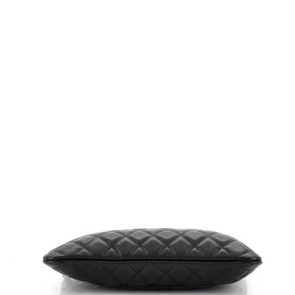 CHANEL O Case Clutch Quilted Caviar Medium - image 4