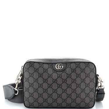 GUCCI Ophidia Zip Wristlet Shoulder Bag GG Coated 