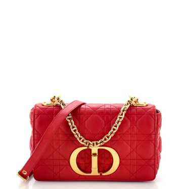 Christian Dior Caro Bag Cannage Quilt Calfskin Sma